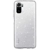 Topt Crystal Glitter dėklas skirtas Xiaomi Redmi Note 10/Note 10S/Poco M5S sidabro spalvos