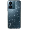 Topt Crystal Glitter dėklas skirtas Xiaomi Redmi 13C sidabro spalvos