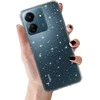 Topt Crystal Glitter dėklas skirtas Xiaomi Redmi 13C sidabro spalvos