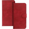Toptel Topt Dėklas BOOK COMMON Universali (Dydis M) skirtas Samsung S21/S10/Note/Note 2/Note 3/Huawei P30 Lite/P9/P9 Lite/Sony Xperia Z3/Z4/Z5 raudonos spalvos