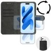 Topt Dėklas BOOK COMMON Universali (Dydis M) skirtas Samsung S21/S10/Note/Note 2/Note 3/Huawei P30 Lite/P9/P9 Lite/Sony Xperia Z3/Z4/Z5 juodos spalvos