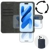 Topt Dėklas BOOK COMMON Universali (Dydis M) skirtas Samsung S21/S10/Note/Note 2/Note 3/Huawei P30 Lite/P9/P9 Lite/Sony Xperia Z3/Z4/Z5 mėlynos spalvos