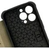 Fusion Accessories Topt Dėklas Razor Carbon Book skirtas Xiaomi Redmi 14C juodos spalvos