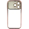 Fusion Accessories Electro Lens Dėklas skirtas Apple iPhone 13 Pro Rose auksinis
