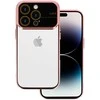 Topt Electro Lens dėklas skirtas Apple iPhone 15 Pro Max rožinio aukso spalvos