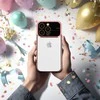 Fusion Accessories Topt Electro Lens dėklas skirtas Xiaomi Redmi Note 12 5G/Poco X5 rožinio aukso spalvos