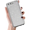 Toptel Topt Elektro Glitter dėklas skirtas Huawei P10 sidabro spalvos
