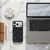 Fusion Accessories Topt Flower dėklas skirtas Apple iPhone 16 Pro juodos spalvos