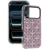 Topt Flower dėklas skirtas Apple iPhone 16 rožinės spalvos