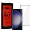 Topt Full Glue 6D Apsauginis stiklas skirtas Samsung Galaxy S23 ULTRA Juodas (with a hole skirtas a scanner)
