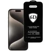Topt Full Glue 6D Apsauginis stiklas skirtas Apple iPhone 15 Pro Juodas
