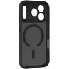 Topt Full Matte Mag Dėklas skirtas Apple iPhone 17 Pro juodos spalvos