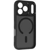 Topt Full Matte Mag Dėklas skirtas Apple iPhone 17 Pro Max juodos spalvos