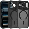 Topt Full Matte Mag Dėklas skirtas Apple iPhone 17 Pro Max juodos spalvos