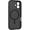 Topt Full Matte Mag Dėklas skirtas Apple iPhone 17 juodos spalvos