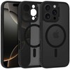 Toptel Topt Full Matte Mag Dėklas skirtas Google Pixel 9/9 Pro juodos spalvos