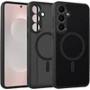 Dėklas Toptel Full Matte Mag Cover skirtas Samsung Galaxy S25 FE juodos spalvos
