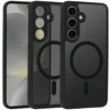 Dėklas Toptel Full Matte Mag Cover skirtas Samsung Galaxy S24 juodos spalvos