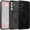 Dėklas Full Matte Mag Cover skirtas Samsung Galaxy S25 FE juodos spalvos
