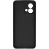 Back Dėklas Matinis for MOTOROLA MOTO G84 5G juodos spalvos