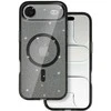 Topt Glitter Magsafe Dėklas skirtas Apple iPhone 17 Air juodos spalvos clear