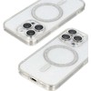 Oem Glitter Magsafe Dėklas skirtas Apple iPhone 14 Pro transparent