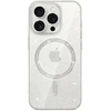 Glitter Magsafe dėklas skirtas Iphone 16 Pro Max transparent