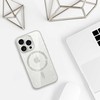Toptel Topt Glitter Magsafe Dėklas skirtas Apple iPhone 17 Pro skaidrus