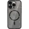 Topt Glitter Magsafe dėklas skirtas Apple iPhone 11 juodas skaidrus