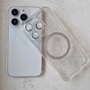 Toptel Topt Glitter Magsafe Dėklas skirtas Apple iPhone 16e skaidrus