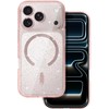 Toptel Topt Glitter Magsafe Dėklas skirtas Apple iPhone 17 Pro Max rožinės spalvos