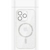 Oem Glitter Magsafe Dėklas skirtas Apple iPhone 13 transparent