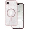 Topt Glitter Magsafe Dėklas skirtas Apple iPhone 17 Air rožinės spalvos