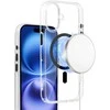 Topt Glossy Magsafe Clear Dėklas skirtas Apple iPhone 16 juodos spalvos