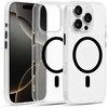 Topt Glossy Magsafe Clear dėklas skirtas Apple iPhone 16 Pro juodos spalvos