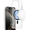 Topt Glossy Magsafe Clear Dėklas skirtas Apple iPhone 16 Pro Max juodos spalvos