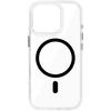 Topt Glossy Magsafe Clear Dėklas skirtas Apple iPhone 16 Pro Max juodos spalvos