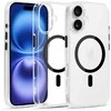 Topt Glossy Magsafe Clear Dėklas skirtas Apple iPhone 16 juodos spalvos