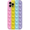 Topt Heart Pop It dėklas skirtas Apple iPhone 11 Pro color 3