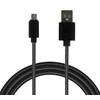 Toptel Topt Kabelis TYPE 1 – USB į Micro USB – metal plugs QC 3.0 1 metras juodos spalvos