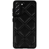 Topt Leather 3D dėklas skirtas Samsung Galaxy S21 FE design 3 juodos spalvos
