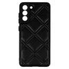Topt Leather 3D dėklas skirtas Samsung Galaxy S21 FE design 3 juodos spalvos