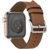 Toptel Topt Leather apyrankė skirta Apple Watch 38/40/41 design 1 rudos spalvos