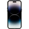Topt Liquid Glitter Camera dėklas skirtas Apple iPhone 13 Pro Max juodos spalvos