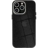 Topt Liquid Glitter Camera dėklas skirtas Apple iPhone 13 Pro Max juodos spalvos