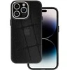 Topt Liquid Glitter Camera dėklas skirtas Apple iPhone 13 Pro Max juodos spalvos