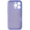 Topt MagColor Pure dėklas skirtas Apple iPhone 15 Pro Max levandų spalvos