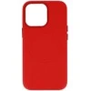 Topt MagSafe Leather dėklas skirtas Apple iPhone 15 Plus raudonos spalvos