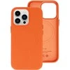 Topt MagSafe Leather dėklas skirtas Apple iPhone 15 Plus oranžinės spalvos