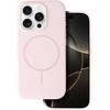 Topt Magsafe Slim Silicone Apple iPhone 16 light dėklas telefonui rožinės spalvos